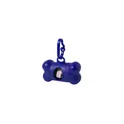Variante bleu - Distributeur de sacs personnalisable pour animaux avec logo