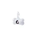 Variante blanc - Distributeur de sacs personnalisable pour animaux avec logo