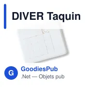 DIVER Taquin en plastique - Miniature 1
