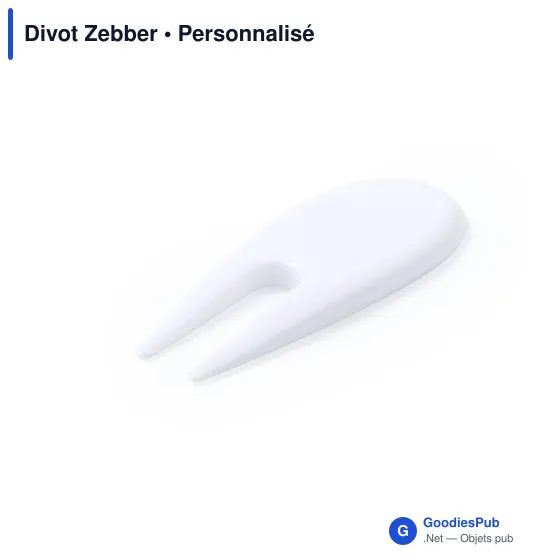 Divot Zebber personnalisable avec logo pour objets publicitaires - Image 1