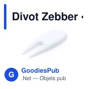 Divot Zebber personnalisable avec logo pour objets publicitaires - Miniature 2