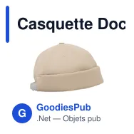 Casquette Docker personnalisable en coton avec logo - Miniature 11