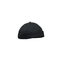 Variante noir - Casquette Docker personnalisable en coton avec logo