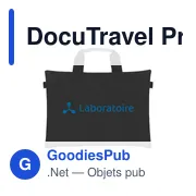 Sac à documents personnalisable DocuTravel Pro avec logo - Miniature 2