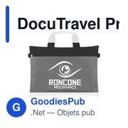 Sac à documents personnalisable DocuTravel Pro avec logo - Miniature 4