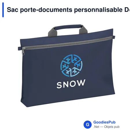 Sac porte-documents personnalisable DocuTravel avec logo