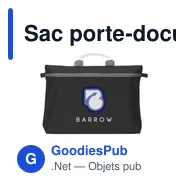 Sac porte-documents personnalisable DocuTravel avec logo - Miniature 11