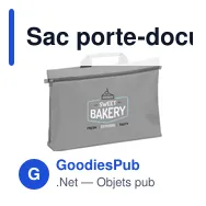 Sac porte-documents personnalisable DocuTravel avec logo - Miniature 12