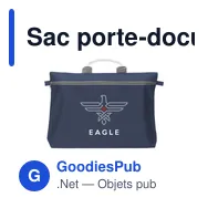 Sac porte-documents personnalisable DocuTravel avec logo - Miniature 3