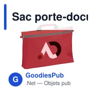 Sac porte-documents personnalisable DocuTravel avec logo - Miniature 4