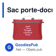Sac porte-documents personnalisable DocuTravel avec logo - Miniature 5