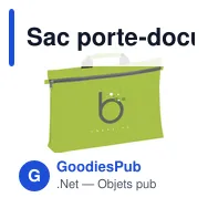 Sac porte-documents personnalisable DocuTravel avec logo - Miniature 6