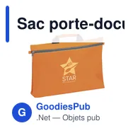 Sac porte-documents personnalisable DocuTravel avec logo - Miniature 8