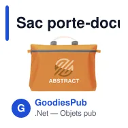 Sac porte-documents personnalisable DocuTravel avec logo - Miniature 9
