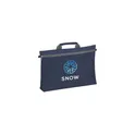 Variante bleu foncé - Sac porte-documents personnalisable DocuTravel avec logo