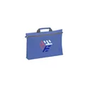 Variante bleu cobalt - Sac porte-documents personnalisable DocuTravel avec logo