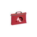 Variante rouge - Sac porte-documents personnalisable DocuTravel avec logo