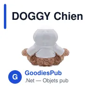 DOGGY Chien en Peluche avec sweat - Miniature 2