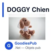 DOGGY Chien en Peluche avec sweat - Miniature 3
