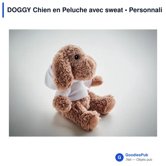 DOGGY Chien en Peluche avec sweat - Image 3