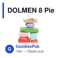 DOLMEN 8 Pieces en bois empilables - Miniature 3