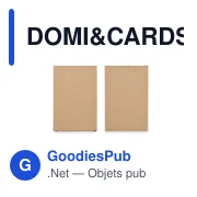 Jeu de dominos et cartes personnalisable avec logo - DOMI&CARDS - Miniature 2