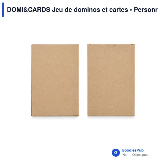 Jeu de dominos et cartes personnalisable avec logo - DOMI&CARDS - Image 2
