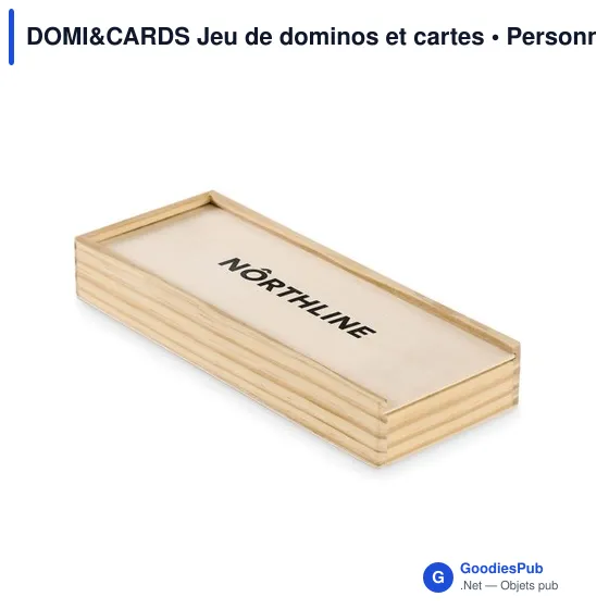 Jeu de dominos et cartes personnalisable avec logo - DOMI&CARDS - Image 4