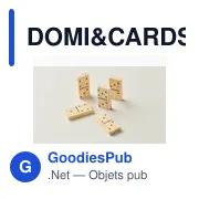 Jeu de dominos et cartes personnalisable avec logo - DOMI&CARDS - Miniature 5