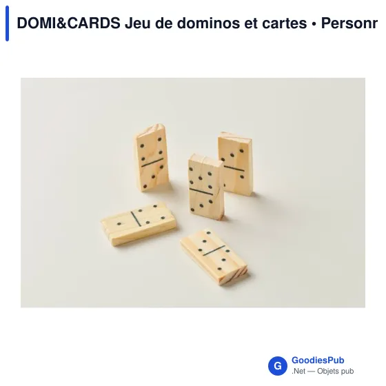 Jeu de dominos et cartes personnalisable avec logo - DOMI&CARDS - Image 5