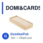 Jeu de dominos et cartes personnalisable avec logo - DOMI&CARDS - Miniature 6