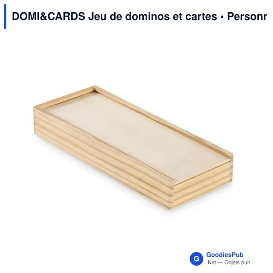 Jeu de dominos et cartes personnalisable avec logo - DOMI&CARDS - Image 6