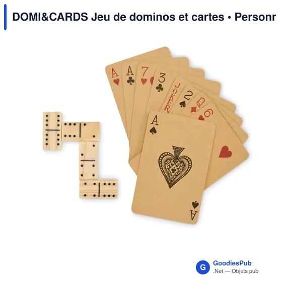 Jeu de dominos et cartes personnalisable avec logo - DOMI&CARDS - Image 8