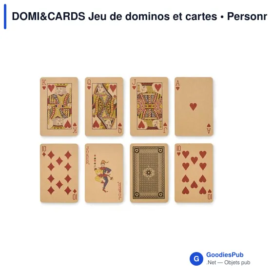 Jeu de dominos et cartes personnalisable avec logo - DOMI&CARDS - Image 9