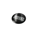 Variante Argent - Doming personnalisable rond Ø 17 mm en résine époxy avec logo - Doming Rond