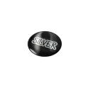 Variante Argent - Doming personnalisable rond Ø 35 mm en résine époxy avec logo - Doming Rond