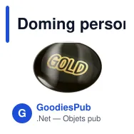 Doming personnalisable rond Ø 45 mm en résine époxy avec logo - Doming Rond - Miniature 5