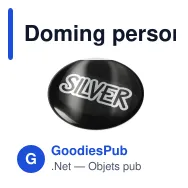 Doming personnalisable rond Ø 50 mm en résine époxy avec logo - Doming Rond - Miniature 2