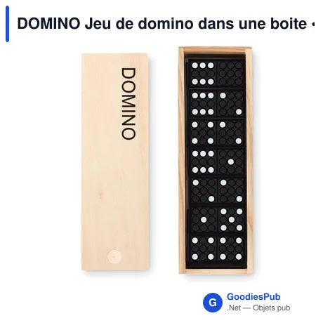 DOMINO Jeu de domino dans une boite