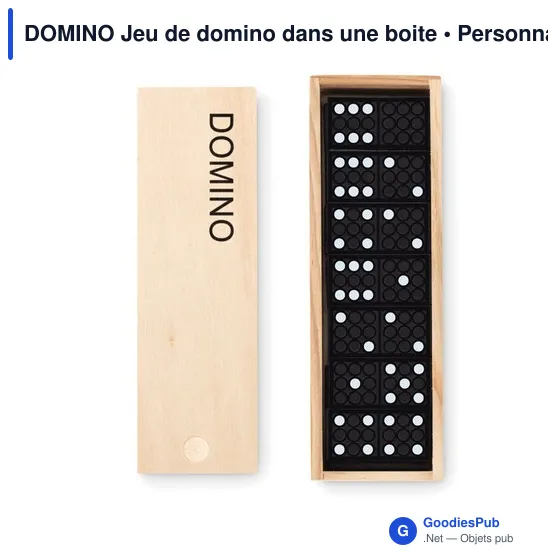 DOMINO Jeu de domino dans une boite - Image 1