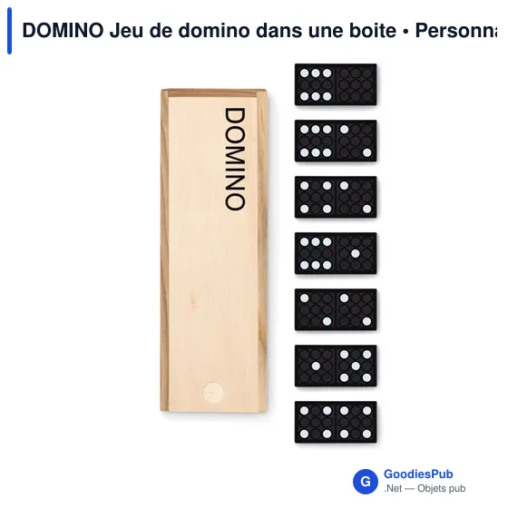 DOMINO Jeu de domino dans une boite - Image 2