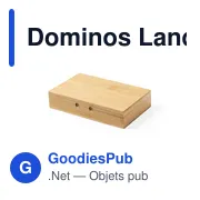 Dominos personnalisés avec logo pour objets publicitaires - Miniature 2