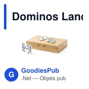 Dominos personnalisés avec logo pour objets publicitaires - Miniature 3