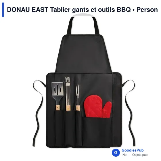 DONAU EAST Tablier gants et outils BBQ - Image 1