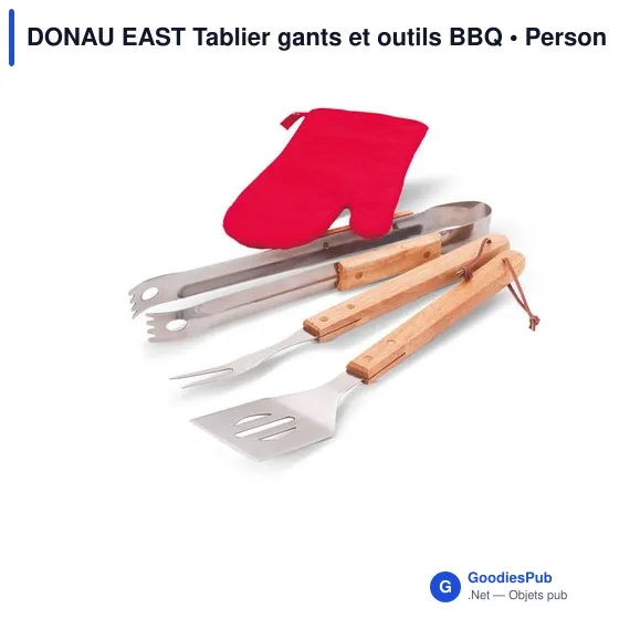 DONAU EAST Tablier gants et outils BBQ - Image 2