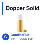 Gourde personnalisée en métal doré avec logo - Dopper Solid Steel - Miniature 4