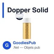 Gourde personnalisée en métal doré avec logo - Dopper Solid Steel - Miniature 5