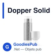 Gourde personnalisée en métal doré avec logo - Dopper Solid Steel - Miniature 7