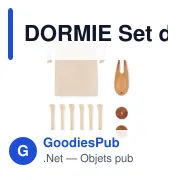 DORMIE Set d'accessoires de golf - Miniature 1