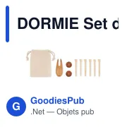 DORMIE Set d'accessoires de golf - Miniature 2